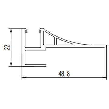 Customisierte Beleuchtungsprofile Aluminium -Extrusionsform