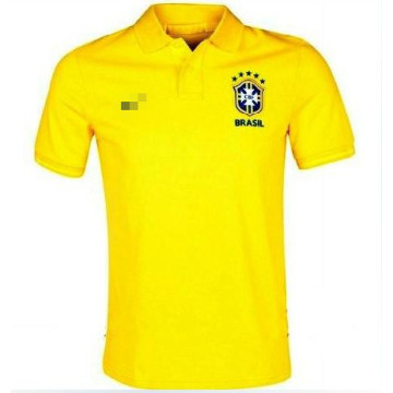 2013-14 novo estilo Brasil polo camisa Copa do mundo camiseta