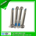 8 # Longitud Nylok Tornillo de acero inoxidable táctil para Equirment