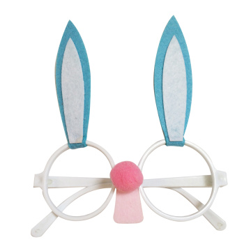 Conejo de Pascua con forma de gafas de sol para decoraciones de pascua