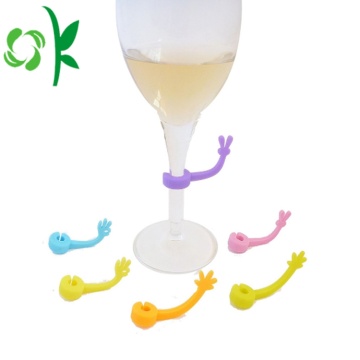 Food Grade Silicone Identification Markers Wine Cup Stamps