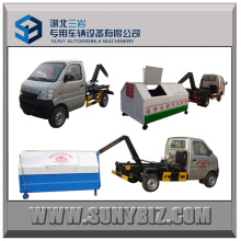 Mini Diese 4X2 Changan Roll-off Garbage Truck