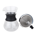 Pour Over Coffee Maker with Protective Silicone Sleeve