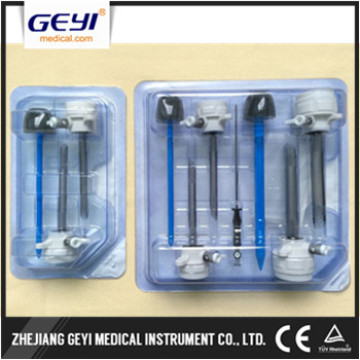 Geyi Blunt Tip Kit de Trocartes Médicos