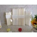 Fluted candles cheap white pillar candles