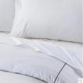 Canasin Hotel linge Plain de Satin 100 % coton blanc