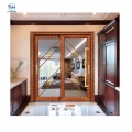 Waterproof  aluminium double leaf sliding door design