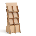 Corrugated cardboard display rack