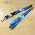 Blauer Ausweishalter mit Lanyard des Druckens 3d