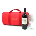 Wholesale Red EVA Wine Glass Storage Case with Private Label