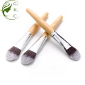 Weiche synthetische Fasern Makeup Pinsels Bambus Foundation Pinsel