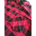 Chemise de flanelle occasionnelle en y / d en y / d