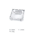 Cenicero de cristal de alta calidad Cenicero cuadrado para uso diario Kb-Hn01318