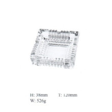 Cendrier carré à cendrier transparent à haute qualité pour utilisation quotidienne Kb-Hn01318