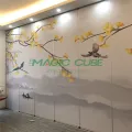 Muro de partición móvil de madera acústica de madera