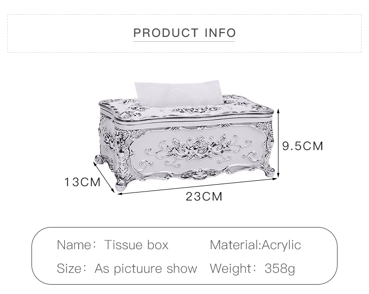 Oem Custom Storage Living Room Plastic Tissue Box14 Jpg