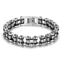 Bracelet pour homme en acier inoxydable plaqué or