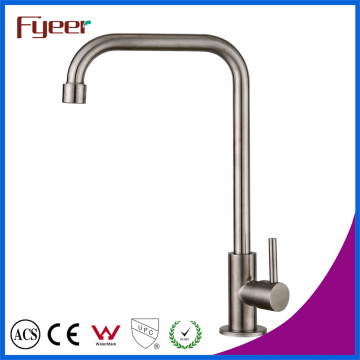 Fyeer Grifo de cocina inoxidable de acero inoxidable 304