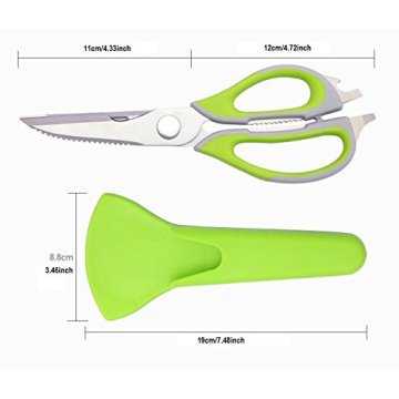 Stainless Steel Kitchen Scissors and Poultry Shears