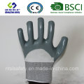 Gant de polyester 13G avec gants de travail en nitrile 3/4 (SL-N116)