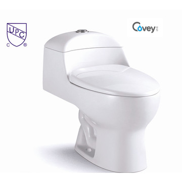 Cupc Siphonic One-Piece Toilet with S-Trap 300mm (A-JX820)