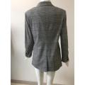 T/R  check double breasted suit