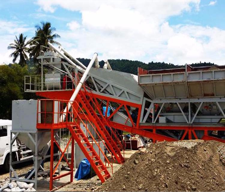 Mobile concrete plant 