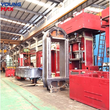 Heavy duty hydraulic press for metal working