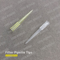 Utilisation en laboratoire de la pointe de la pipette pour les tests