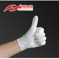 Gants jetables en vinyle blanc