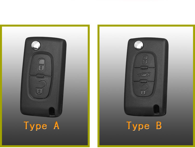 Peugeot silicone car key case.