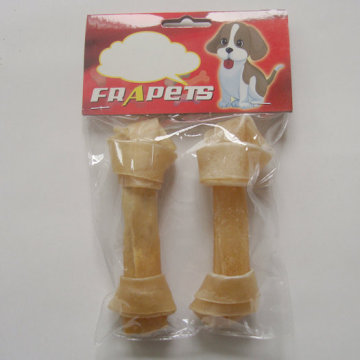 Dog Chew Natural Rawhide Knot Bone 5"-5.5"