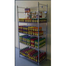 Epoxy Coated Metal Wire Display Shelving for Market & Showroom Application