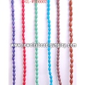 Stone bead jewelry with dyed color