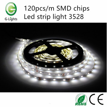 120pcs / m SMD-Chip führte Streifenlicht 3528