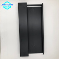 black matt powder coated steel base with bending