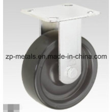 Heavy-Duty Fixed Black PP Caster Wheel