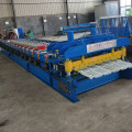 Glazed metal roofing sheet making machine