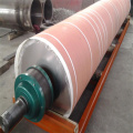 Paper Machine Rubber Coated Blind Drilled Press Roll