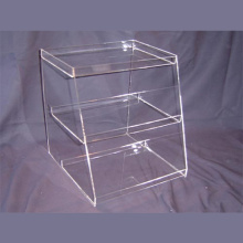 Pop Acrylic Candy Display Stand, Publicidade Display Shelf