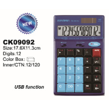 Calculadora 12 digitals (função USB)