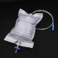 Sac de drainage urinaire jetable de 2000 ml