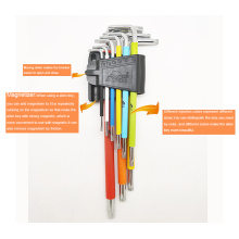 best sellinng good quality popular 9pcs Flat End Hex Key Set