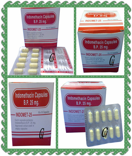 Indomethacin Capsules 25mg Dosage