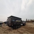 Trailer de campista de caravanas de viagem móvel fora de estrada