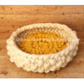 Chunky Hand Chunky Knit Pet Dog Lit en laine Mat Blanket Bed