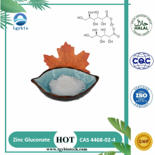 Grade USP et poudre de gluconate de zinc de qualité pharmaceutique