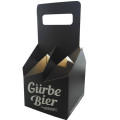 printed corrugated paper wine boxes, 4-bottle paper