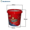 2.5L plastic cookie food IML container