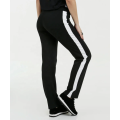 BlacK and white Contrast Side Panel Trousers